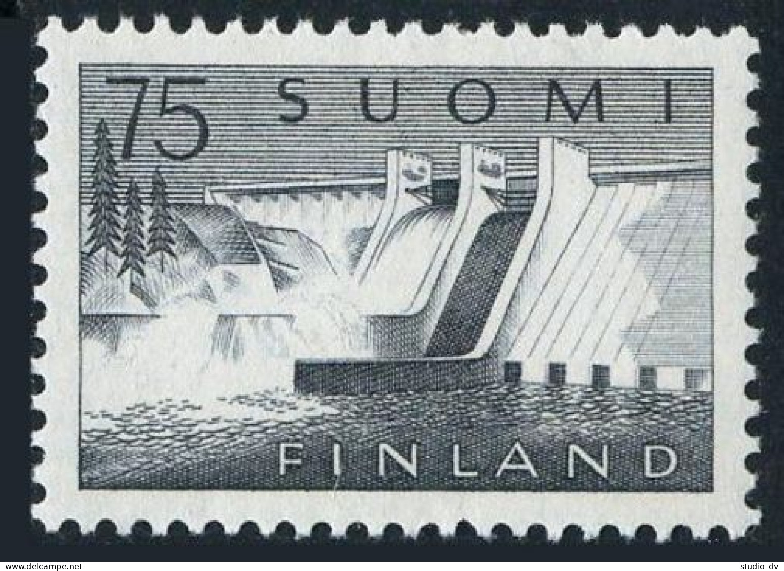 Finland 363, MNH. Michel 508. Pyhakovski Power Station, 1959. - Ungebraucht