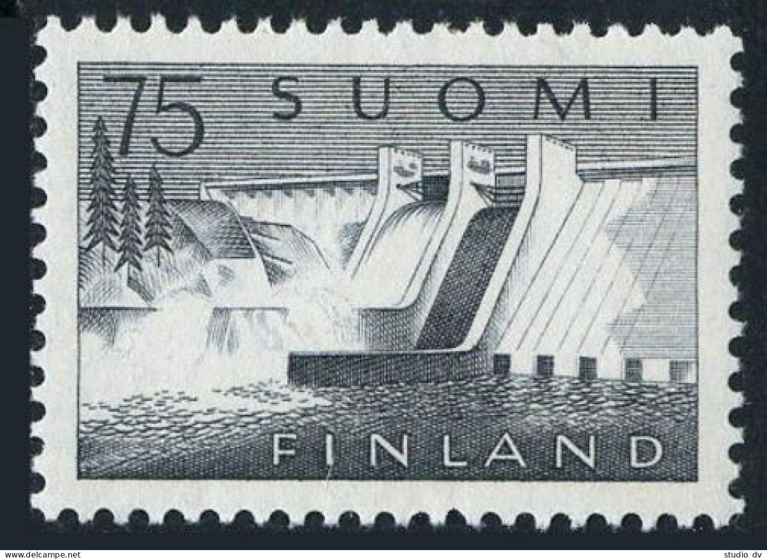 Finland 363, MNH. Michel 508. Pyhakovski Power Station, 1959. - Unused Stamps