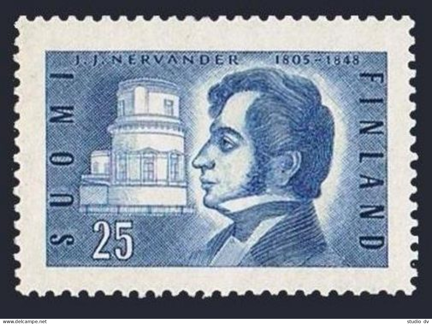 Finland 326, MNH. Mi 437. J.J.Nervander, Astronomer, Poet, 150th Birth Ann.1955. - Ungebraucht