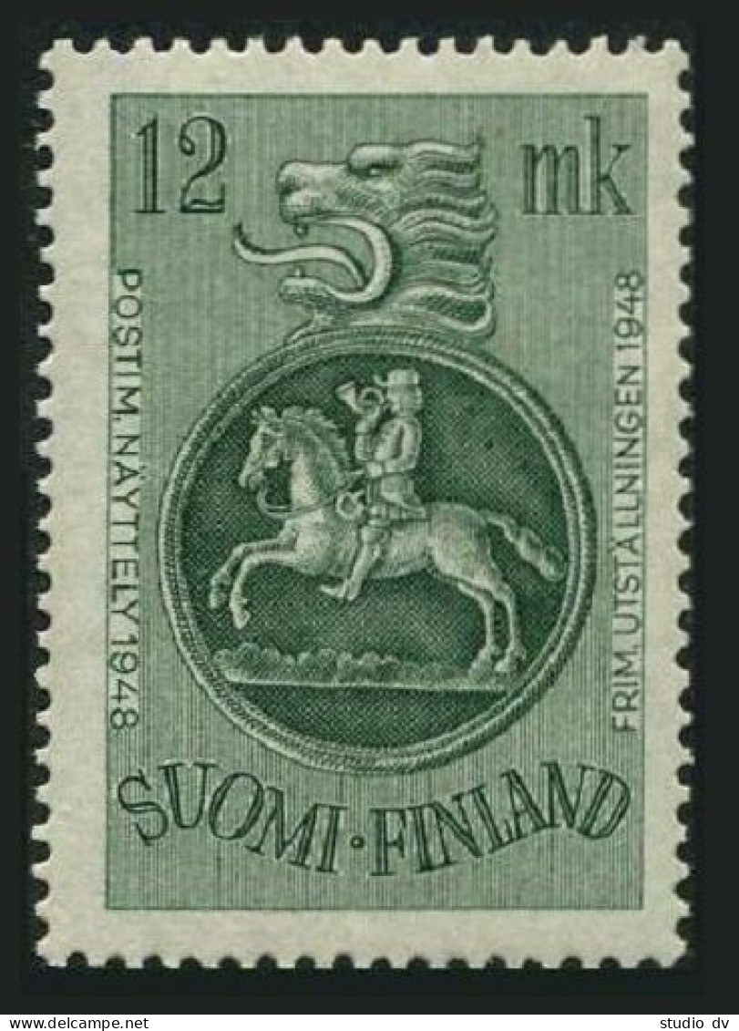 Finland 279,MNH.Michel 359. Helsinki PhilEXPO,1948.Post Rider. - Unused Stamps