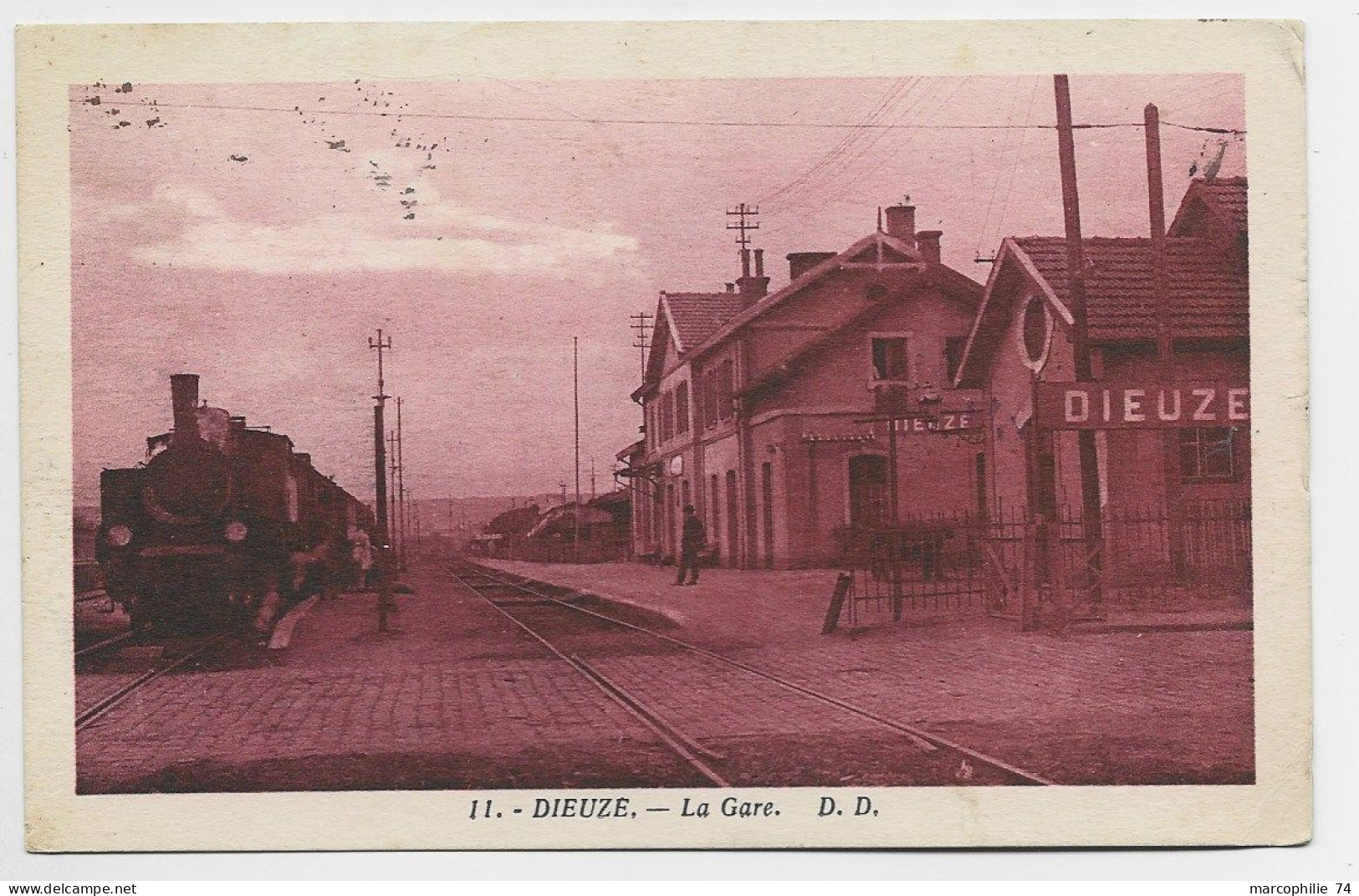 DIEUZE MOSELLE LA GARE - Dieuze