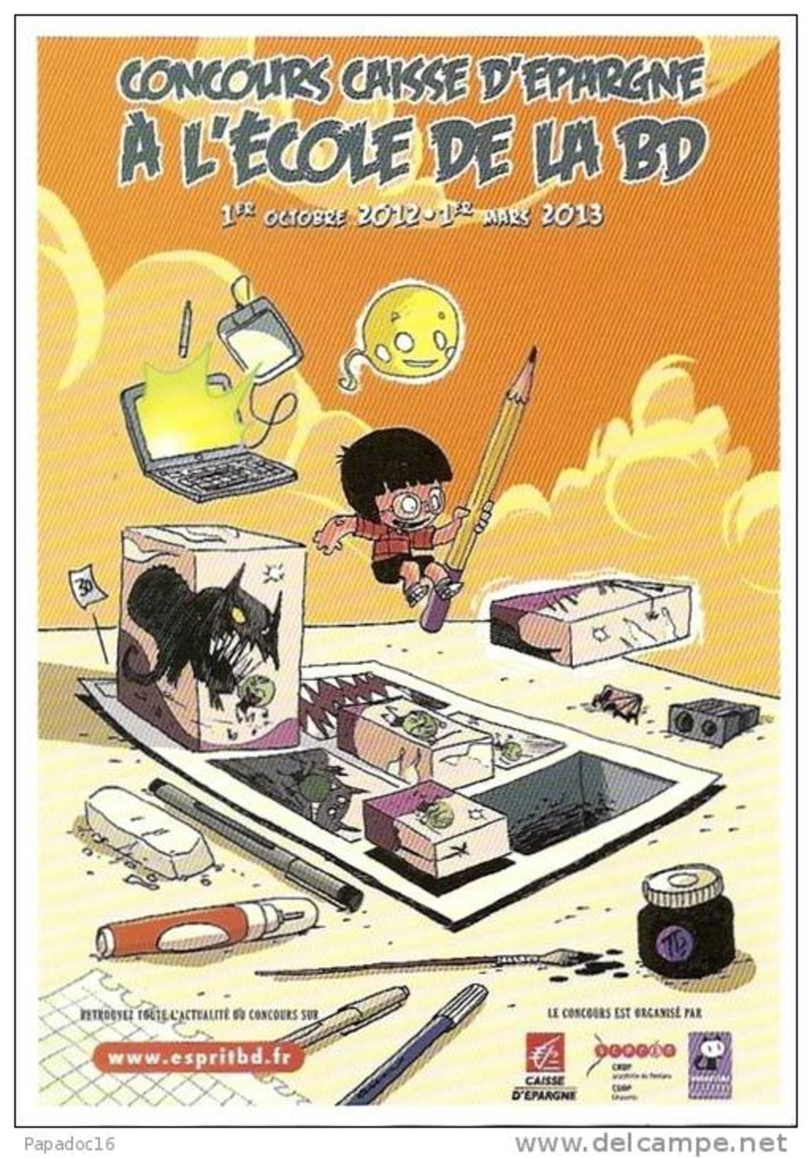 BD - Concours Caisse D'Epargne à L'école De La BD 2012-2013 - Ill. : Mickaël Roux - Bandes Dessinées