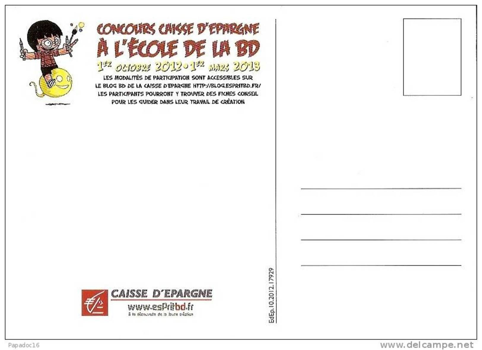 BD - Concours Caisse D'Epargne à L'école De La BD 2012-2013 - Ill. : Mickaël Roux - Bandes Dessinées
