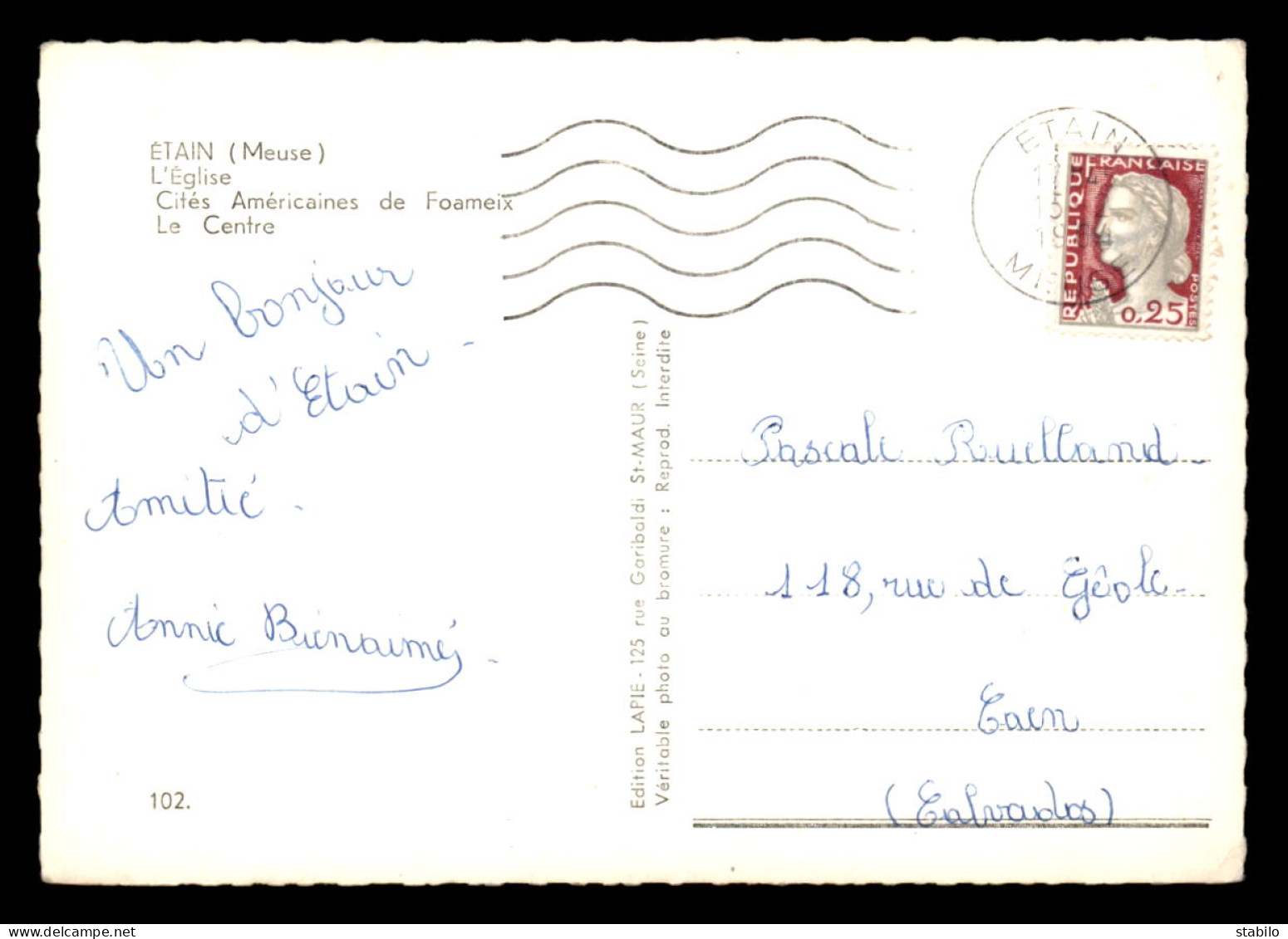 55 - ETAIN - SOUVENIR MULTIVUES  - Etain