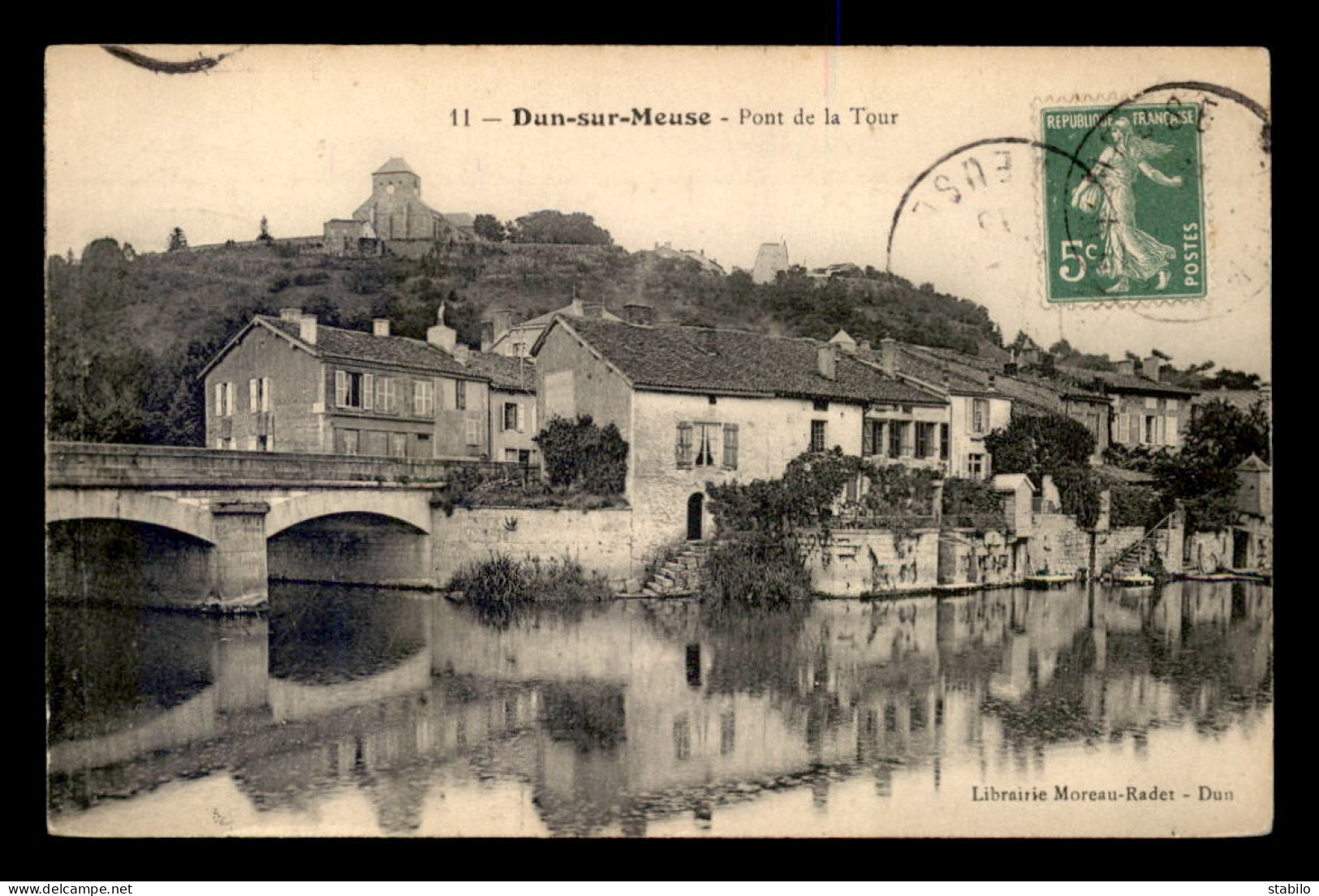 55 - DUN-SUR-MEUSE - PONT DE LA TOUR - EDITEUR MOREAU-RADET - Dun Sur Meuse
