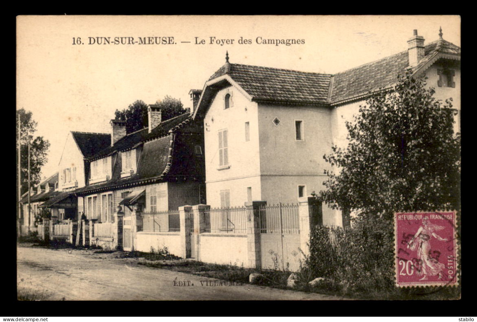 55 - DUN-SUR-MEUSE - LE FOYER DES CAMPAGNES - EDITEUR VILLAUME - Dun Sur Meuse