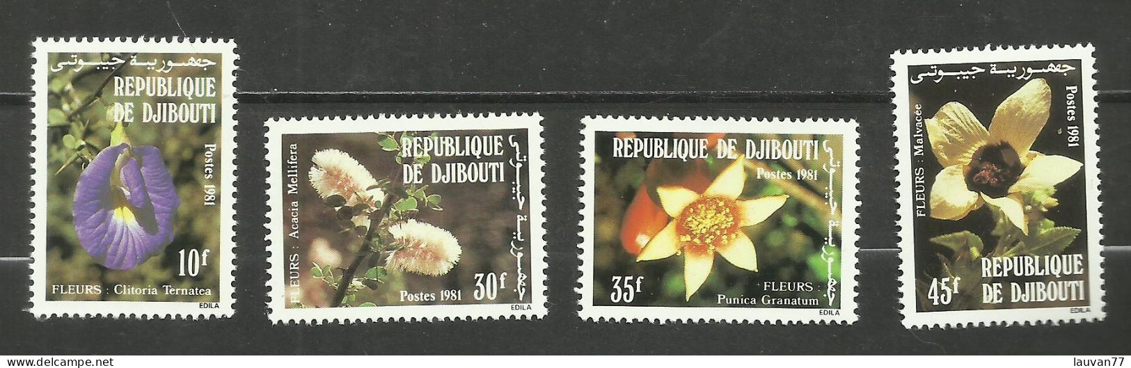 Djibouti N°544 à 547 Neufs** Cote 3.75€ - Djibouti (1977-...)