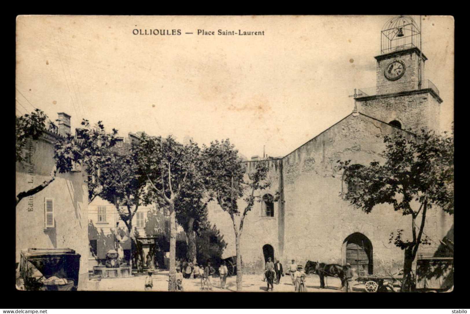 83 - OLLIOULES - PLACE ST-LAURENT - Ollioules
