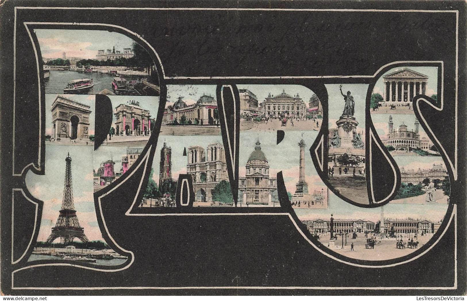 FRANCE - Paris - Muli-vues De Différents Endroits à Paris - Plusieurs Monuments - édifices - Carte Postale Ancienne - Cartas Panorámicas