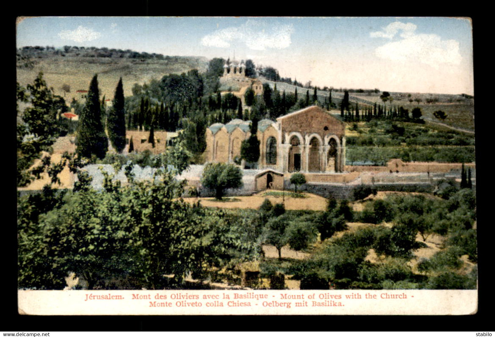 ISRAEL - JERUSALEM - LE MONT DES OLIVIERS - LA BASILIQUE - Israël