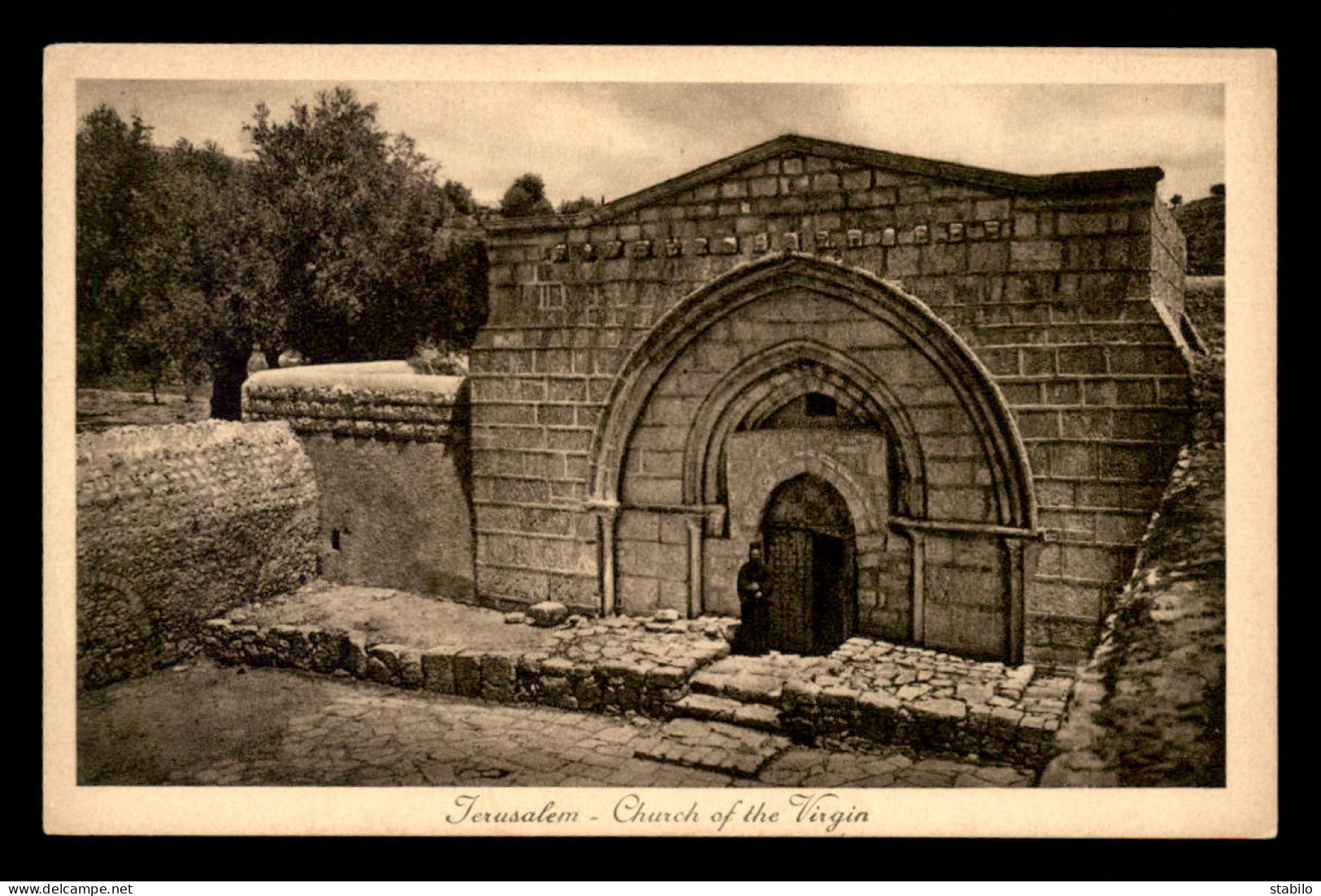 ISRAEL - JERUSALEM - EGLISE DU TOMBEAU DE LA STE-VIERGE - EDITEUR LEHNERT ET LANDROCK  - Israel