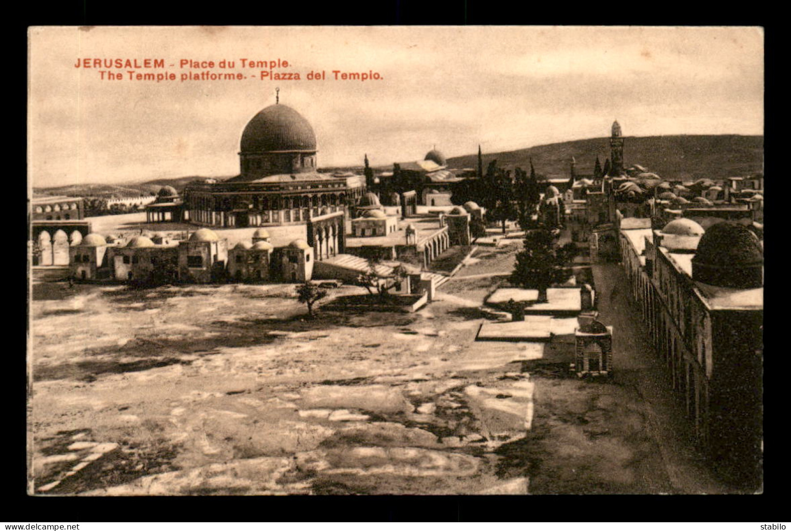 ISRAEL - JERUSALEM - PLACE DU TEMPLE - Israel