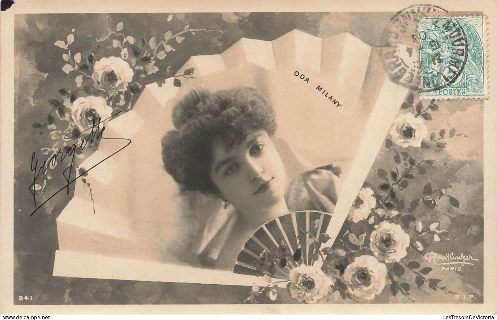 CELEBRITES - Femmes Célèbres - Oda Milany - Carte Postale Ancienne - Beroemde Vrouwen