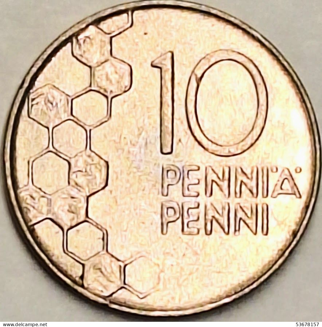 Finland - 10 Pennia 1990 M, KM# 65 (#3922) - Finlandia