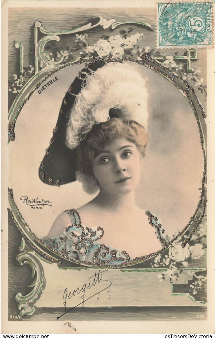 CELEBRITES - Femmes Célèbres - Diéterle - Colorisé - Carte Postale Ancienne - Berühmt Frauen