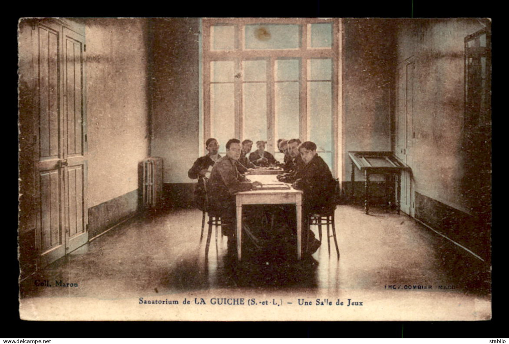 JEUX DE DAMES - PARTIE AU SANATORIUM DE LA GUICHE (SAONE-ET-LOIRE) - Autres & Non Classés