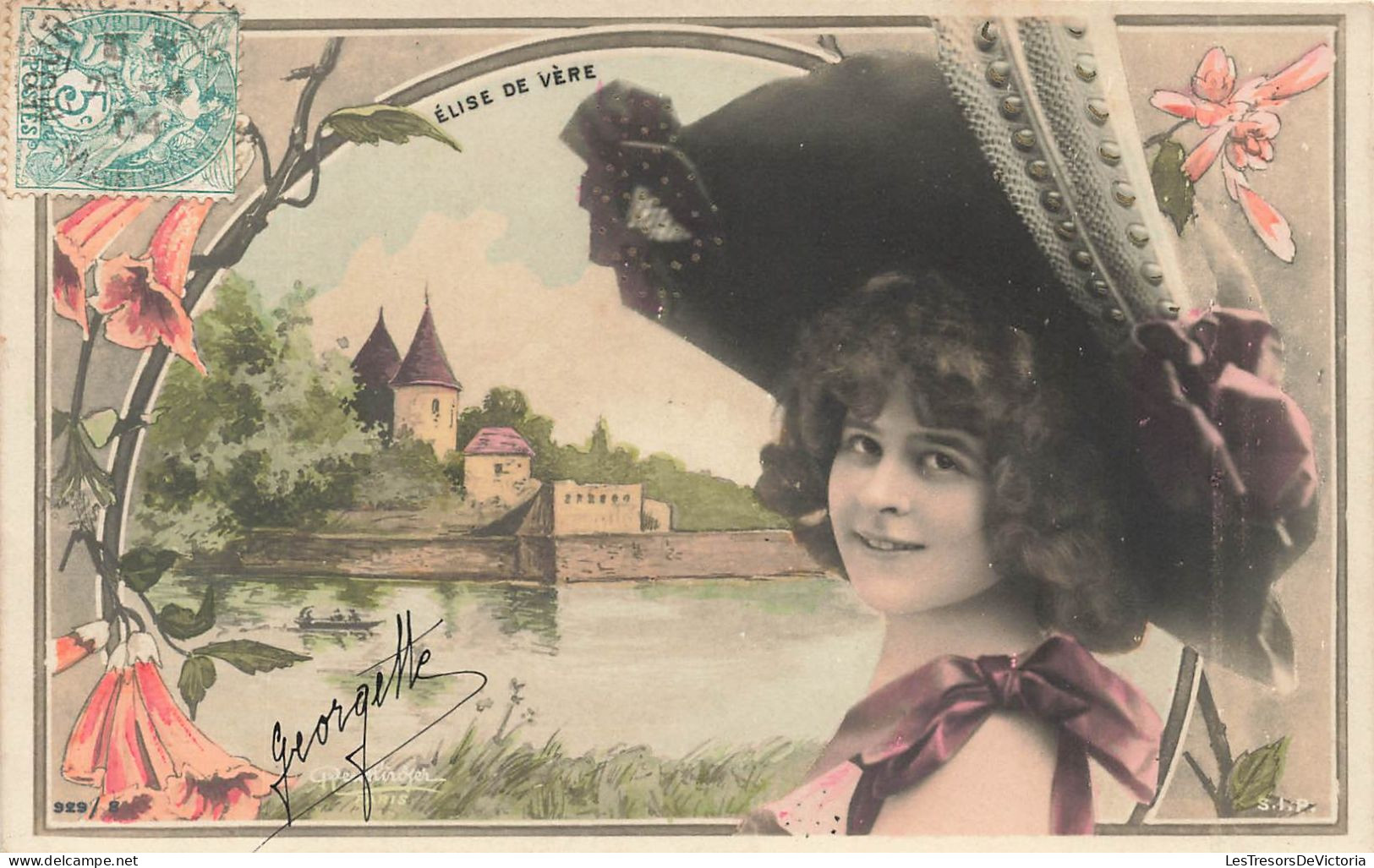 CELEBRITES - Femmes Célèbres - Elise De Vère - Colorisé - Carte Postale Ancienne - Berühmt Frauen