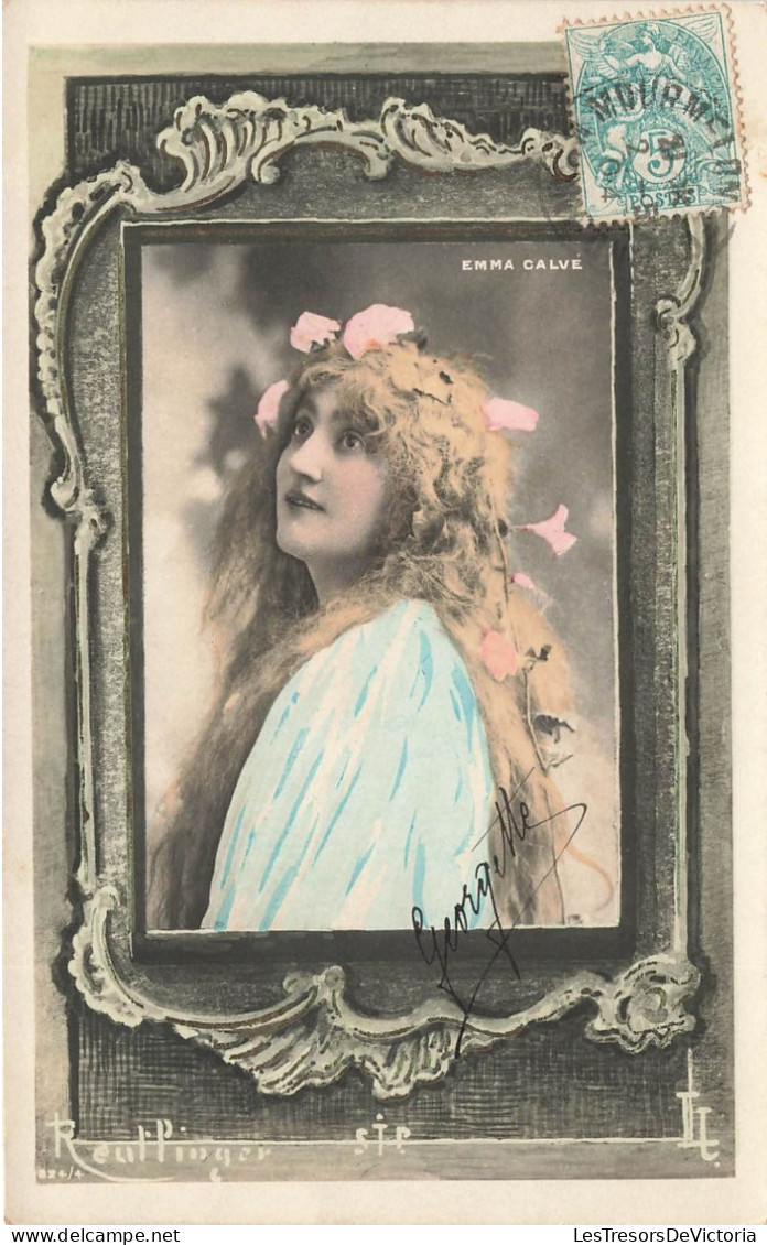 CELEBRITES - Femmes Célèbres - Emma Calve - Colorisé - Carte Postale Ancienne - Beroemde Vrouwen