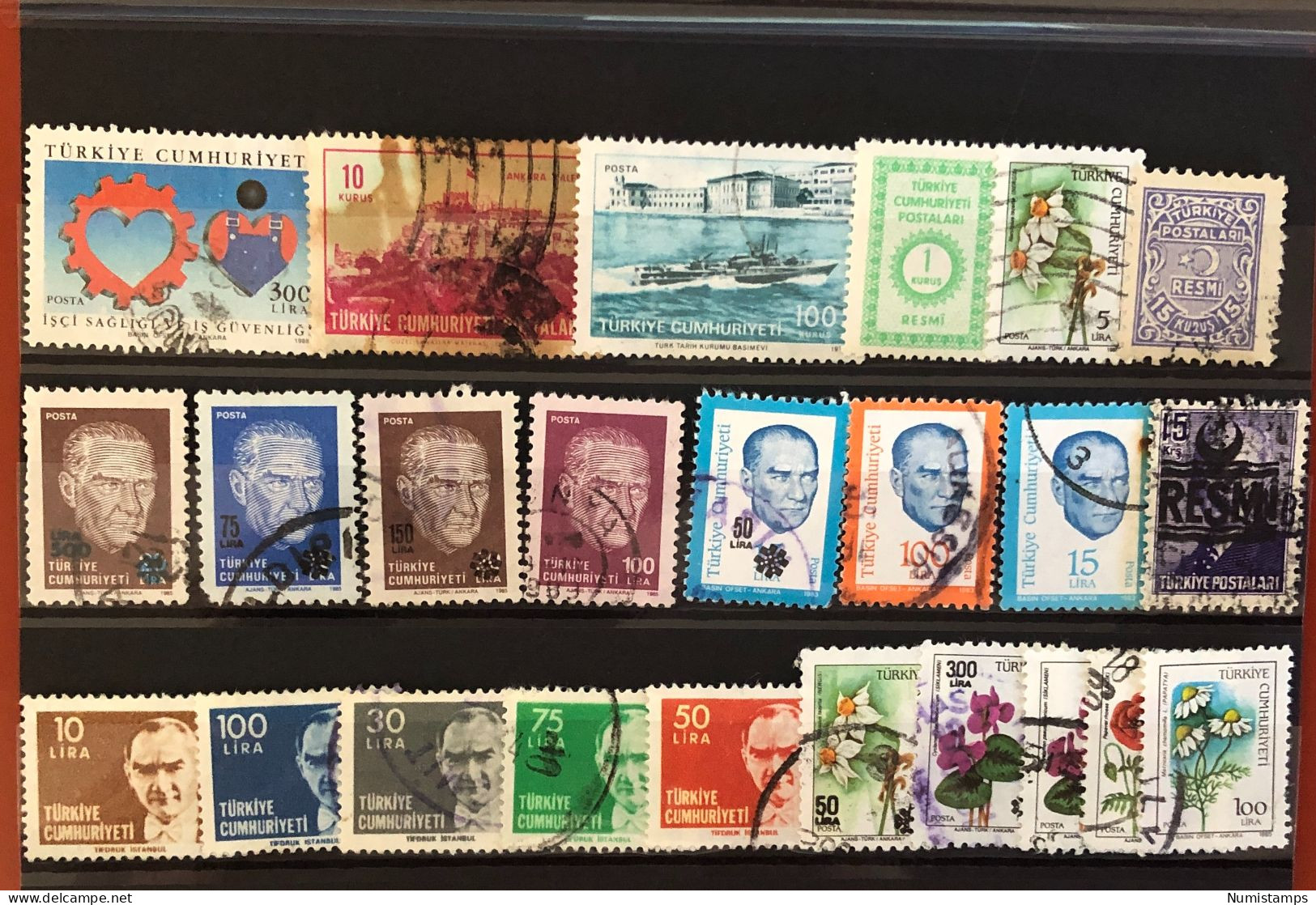 Türkiye (Lot 4) - Used Stamps