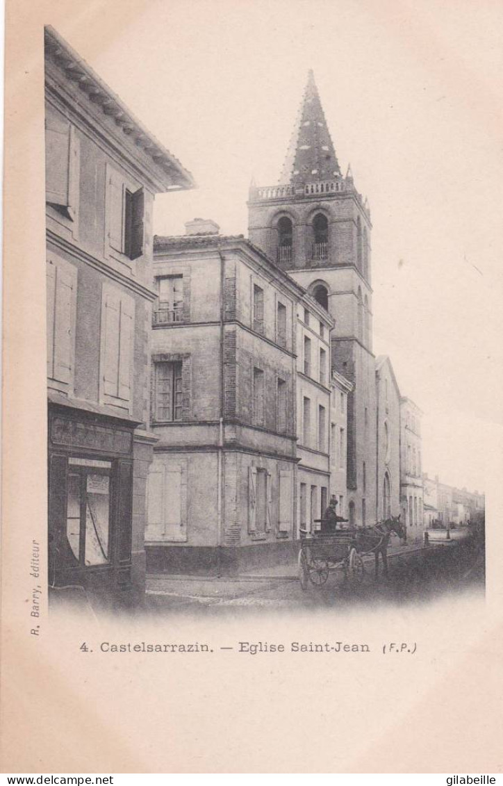 82 - Tarn Et Garonne - CASTELSARRASIN - église Saint Jean - Castelsarrasin
