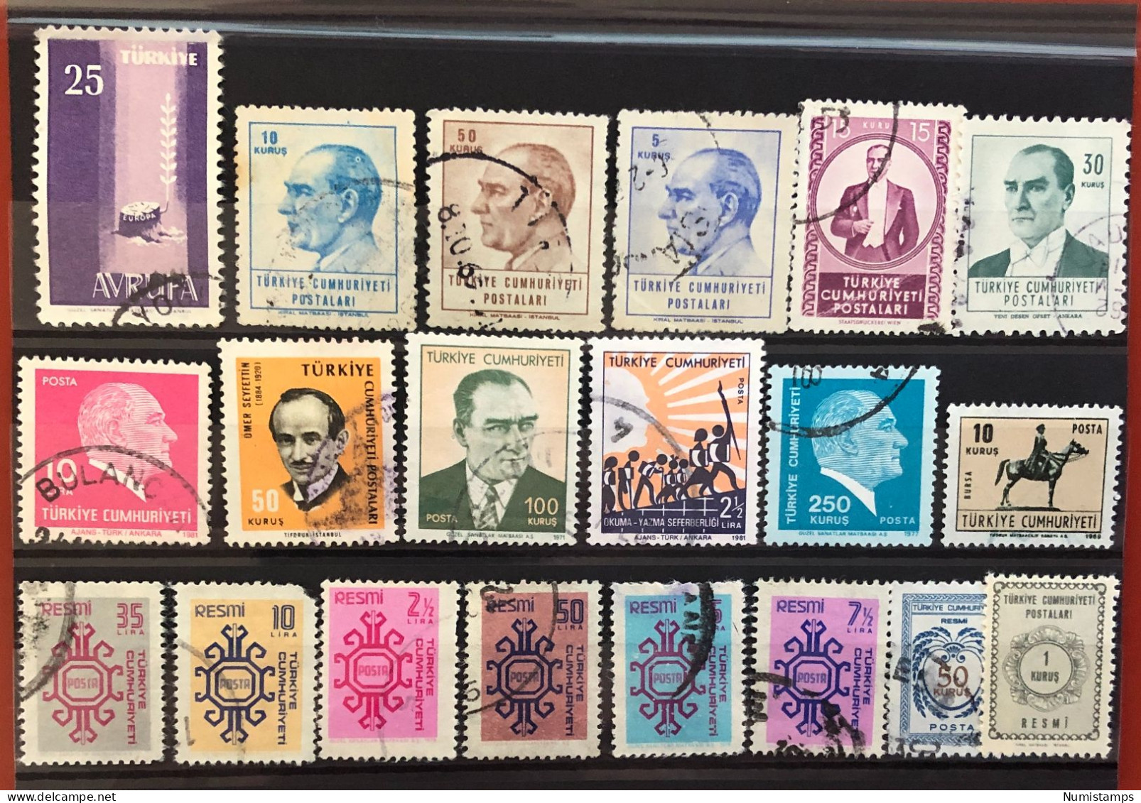 Türkiye (Lot 5) - Used Stamps