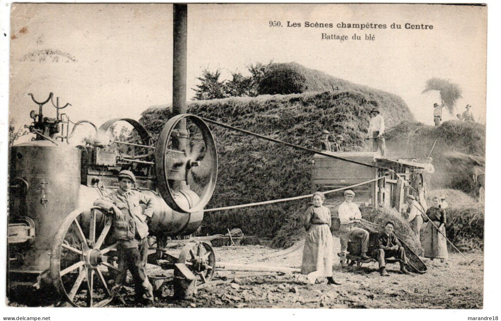 Battage Du Blé , Scènes Champetres - Traktoren