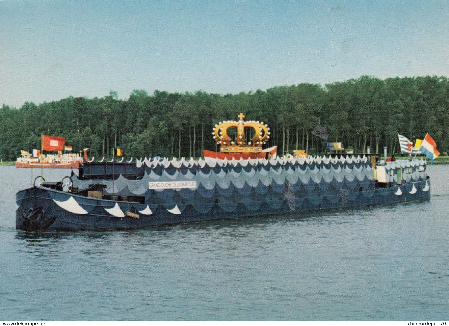 PENICHE INDEPENDANCE150 ANS DE LA BELGIQUE  .GRAND DUCHE DE LUXEMBOURG - Houseboats