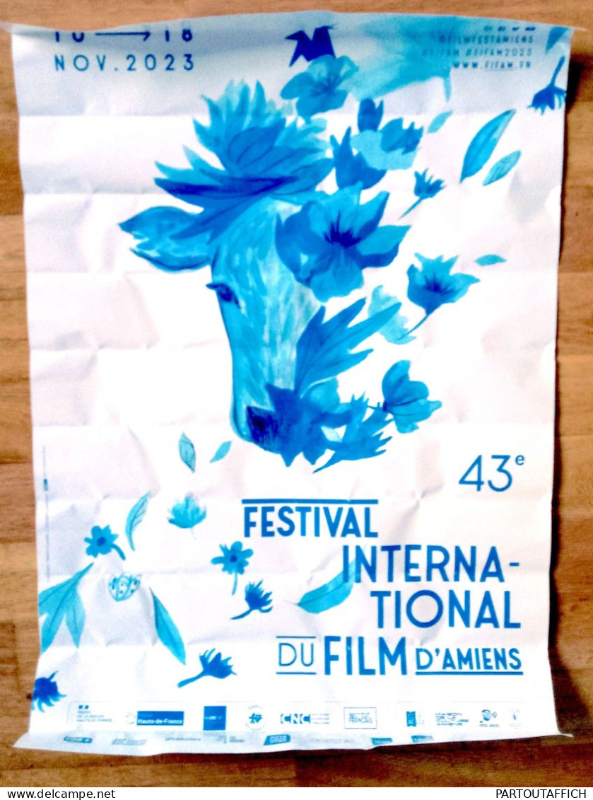 Affiche Ciné Orig FESTIVAL INTERNATIONAL DU FILM D'AMIENS 40x60CM EDITION 2023 - Posters