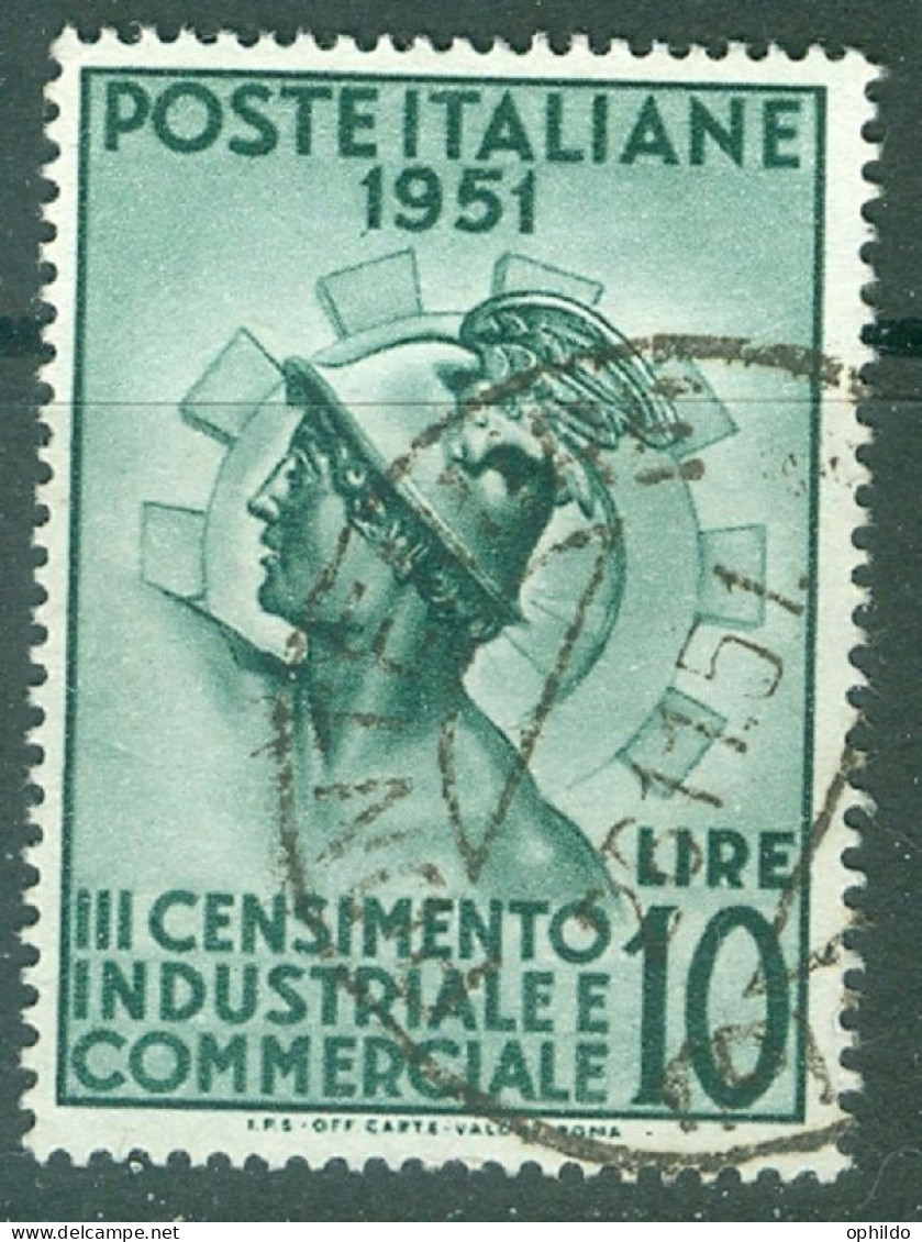 Italie   Yvert  613  Ou  Sassone  675  Ob   TB  - 1946-60: Oblitérés