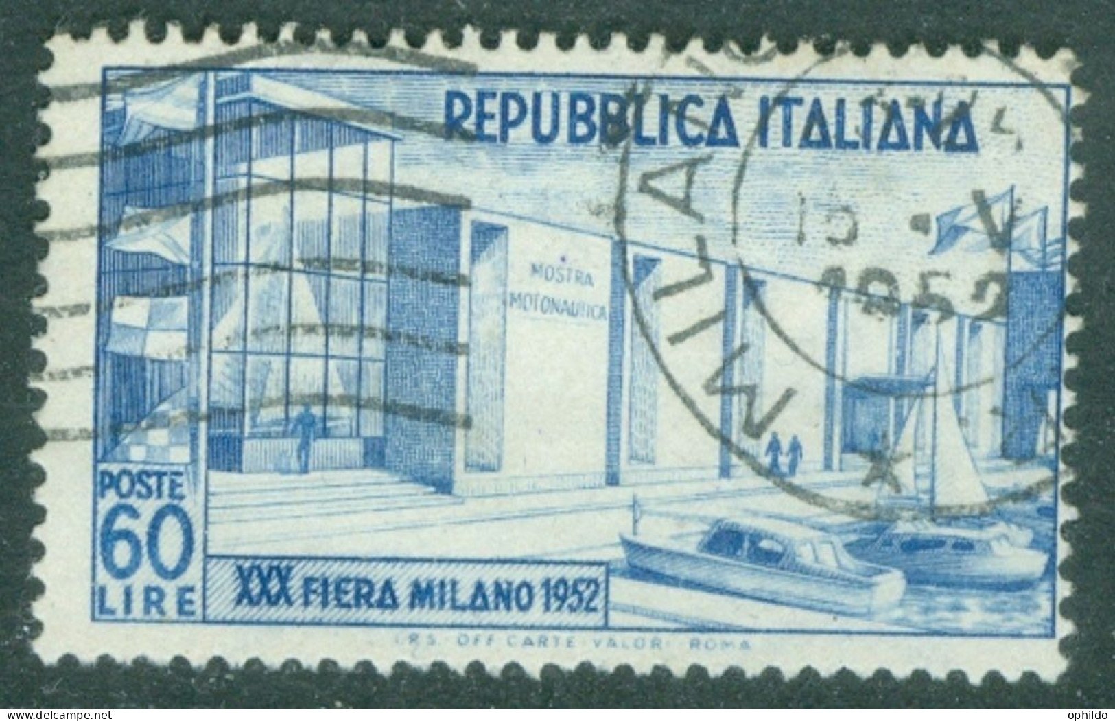 Italie   Yvert  623  Ou  Sassone  685  Ob   TB  - 1946-60: Oblitérés