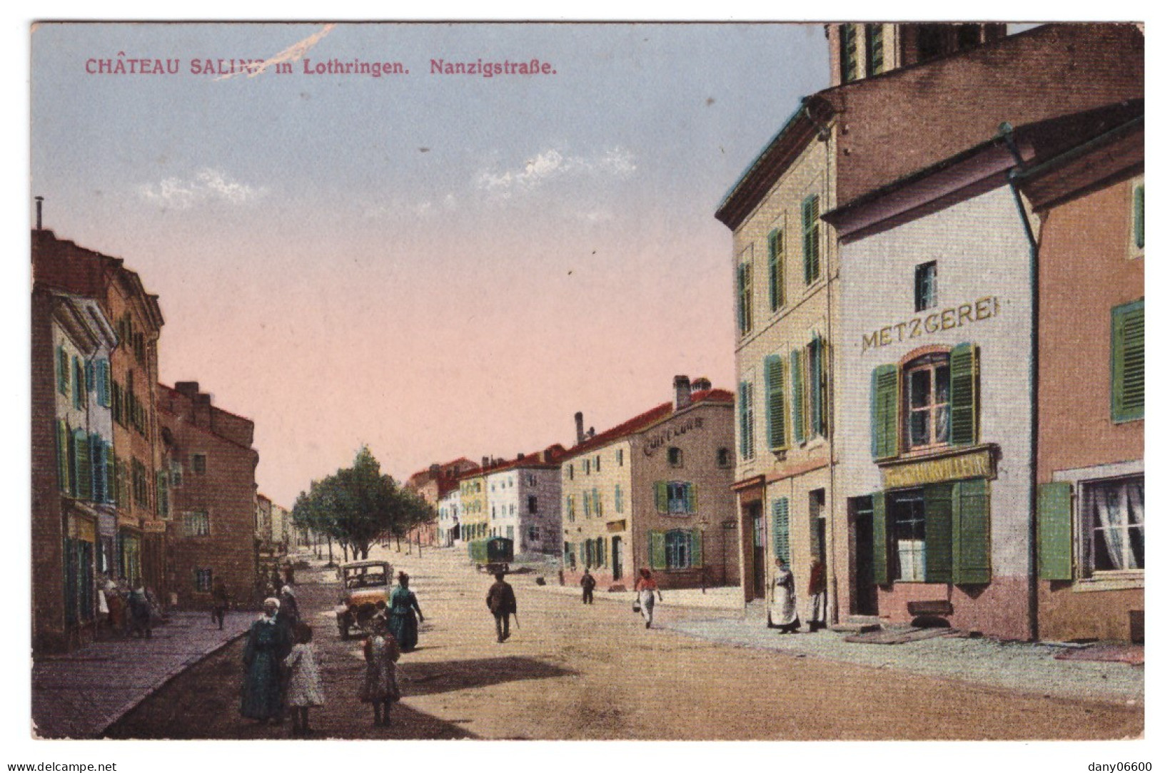 CHATEAU SALINS In Lothringen (carte Animée) - Chateau Salins