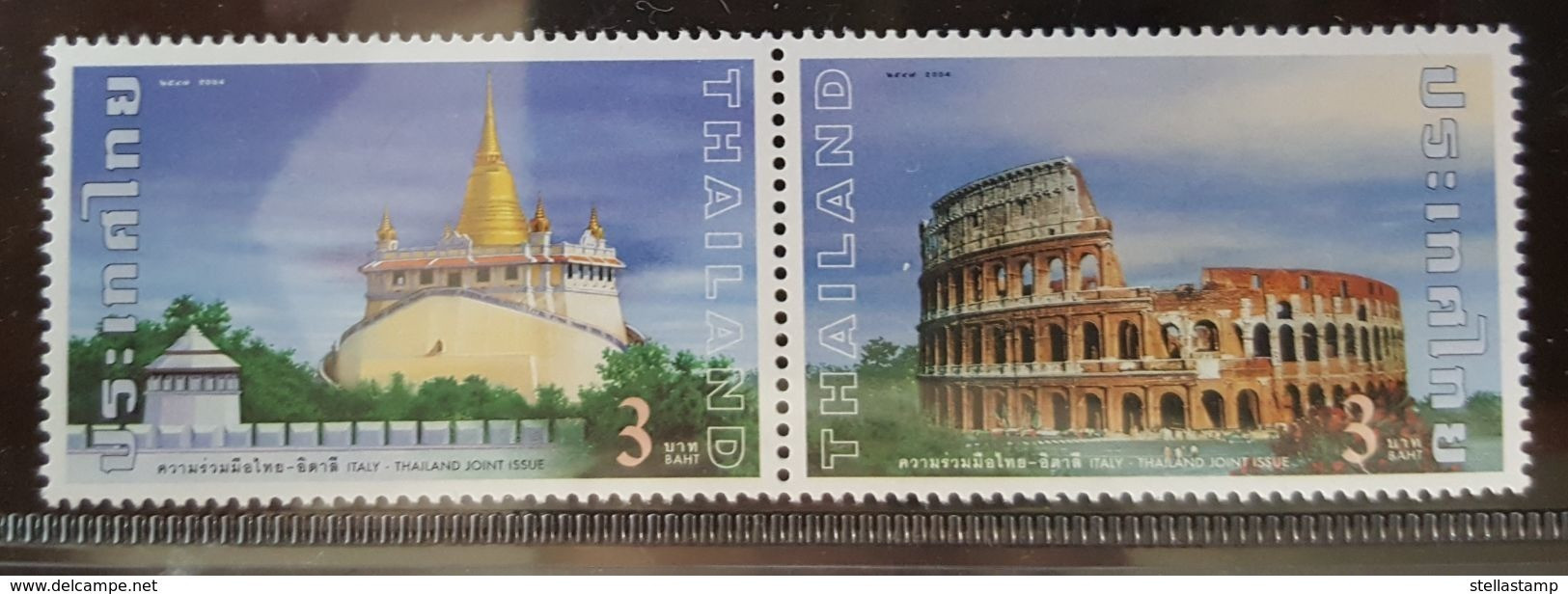 Thailand Stamp 2004 Italy Thailand Joint Issue - Thailand