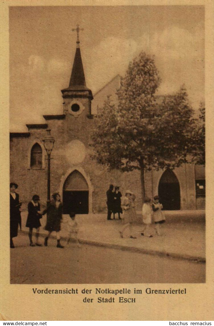 ESCH-SUR-ALZETTE - Vorderansicht Der Notkapelle Im Grenzviertel - Esch-sur-Alzette