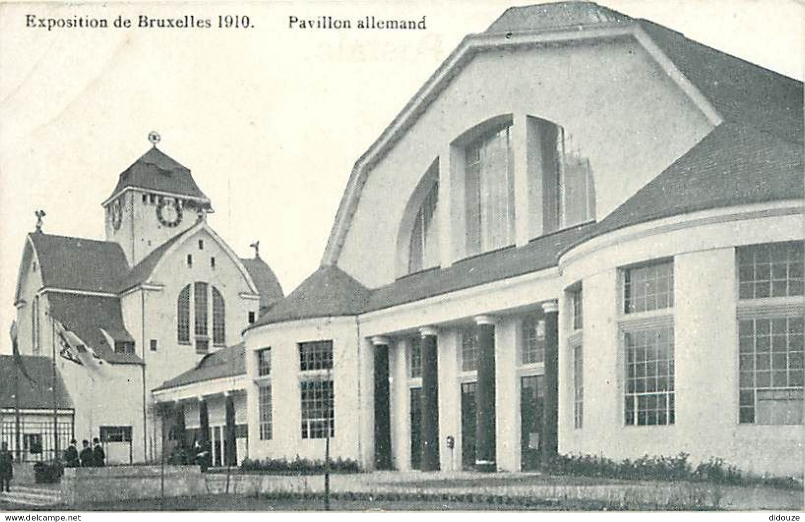 Belgique - Bruxelles - Exposition De Bruxelles 1910 - Pavillon Allemand - Animée - CPA - Voir Scans Recto-Verso - Mostre Universali