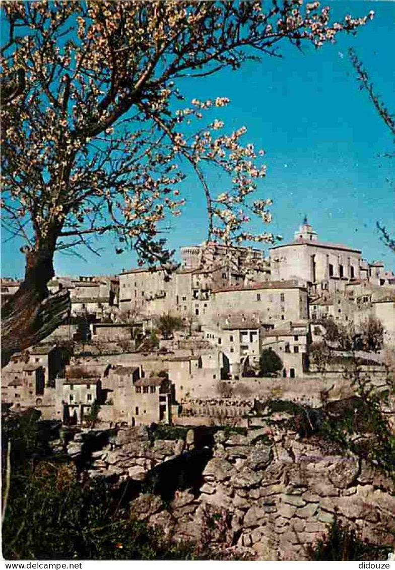 84 - Gordes - Vue Générale Sur Le Village Au Printemps - CPM - Voir Scans Recto-Verso - Gordes