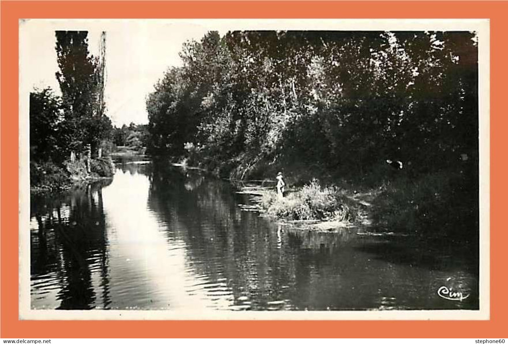 A325 / 543 01 - PONT DE VAUX - Bords De La Reyssouze ( Cachet - Oblitération PARIS - Pont-de-Vaux