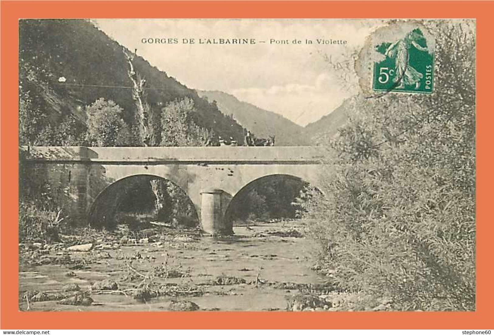 A311 / 591 01 - Gorges De L' Albarine - Pont De La Violette ( HAUTEVILLE ) - Hauteville-Lompnes
