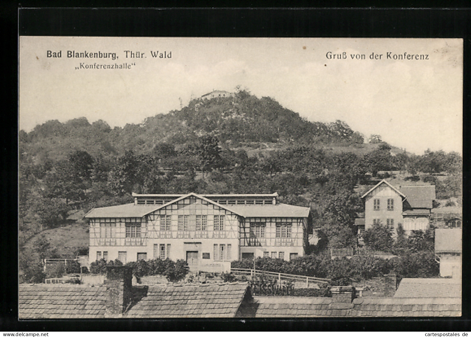 AK Blankenburg / Thür. Wald, Allianzkonferenz 1912, Die Allianzhalle  - Bad Blankenburg
