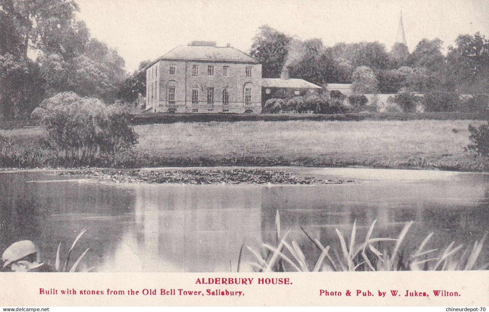 Built With Stones From The Old Bell Tower Salisbury  ALDERBURY HOUSE Photo & Puh By W Jukes Wilton - Altri & Non Classificati