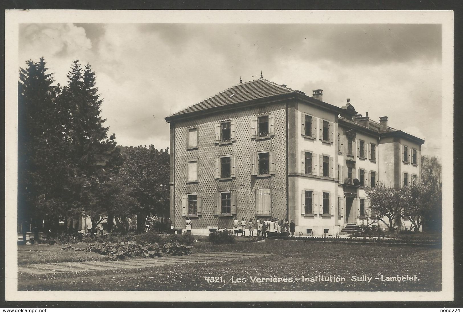 Carte P ( Les Verrières-Institution Sully-Lambelet ) - Les Verrières