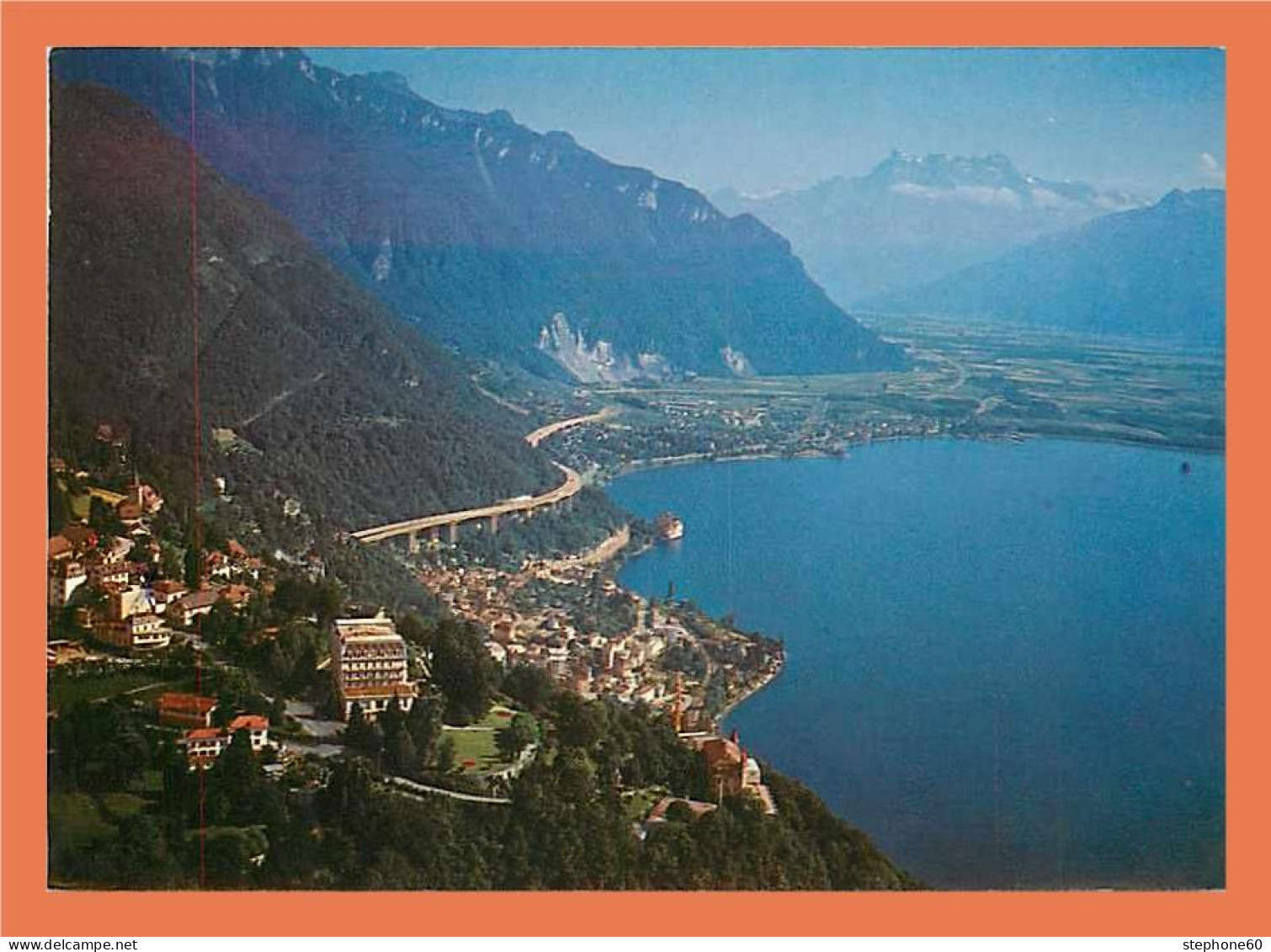 A261 / 307 Suisse MONTREUX - GLION TERRITET - La Plaine Du Rhone - Ilanz/Glion