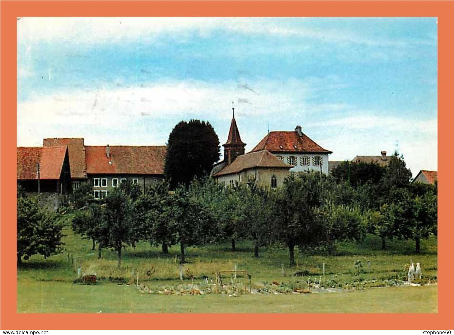 A252 / 205 Fondation De L'Orme - MORRENS Vue De L'Eglise Et De La Cure - Morrens