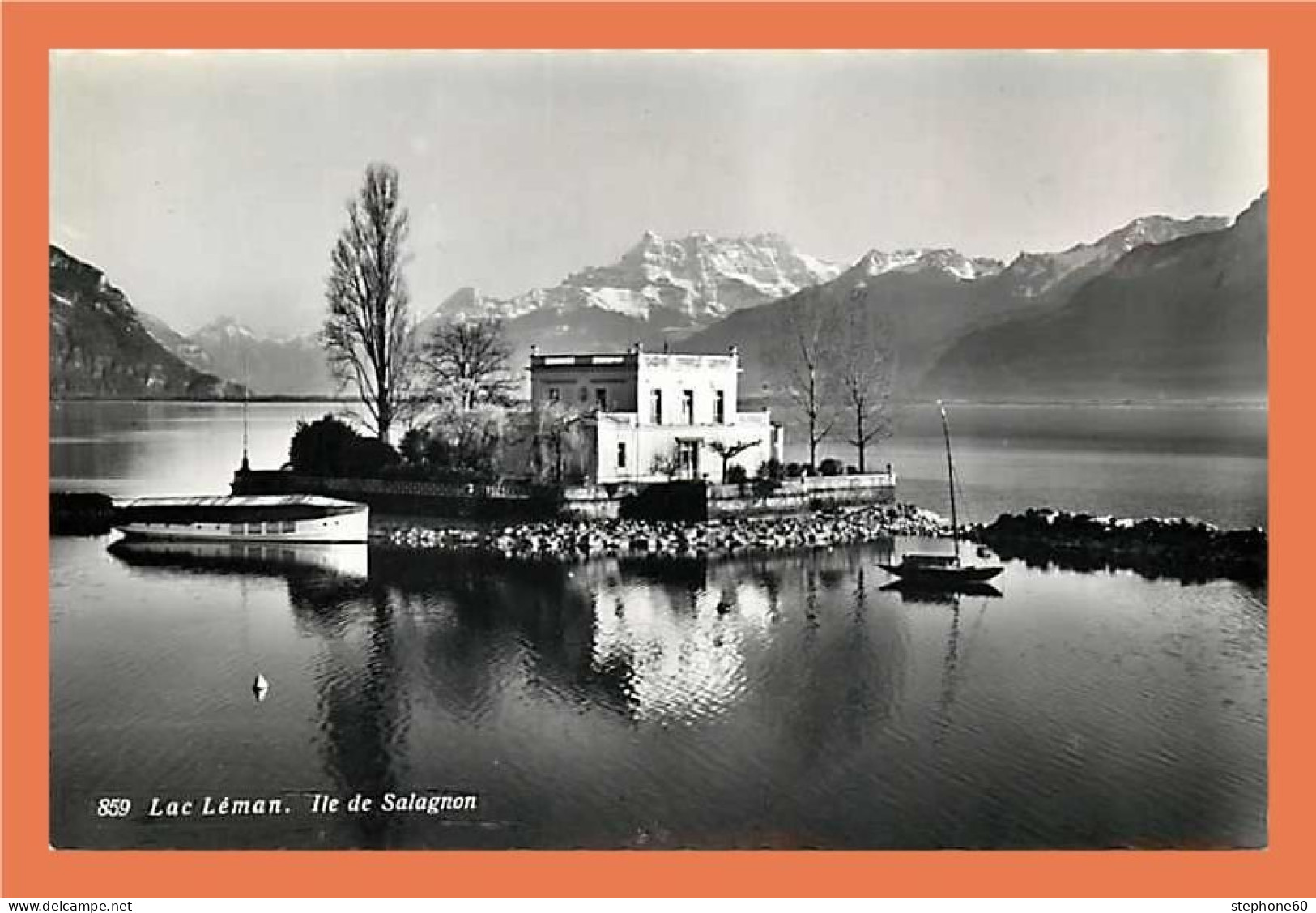 A241 / 539 Lac Léman - Ile De Salagnon - Agno