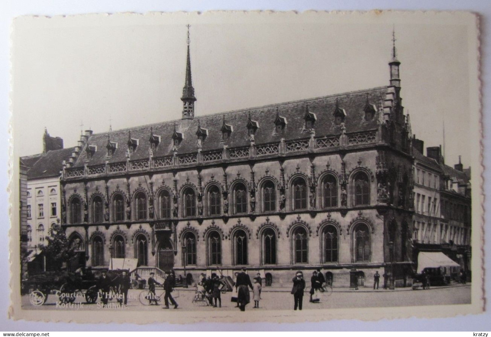 BELGIQUE - FLANDRE OCCIDENTALE - KORTRIJK (COURTRAI) - L'Hôtel De Ville - Kortrijk