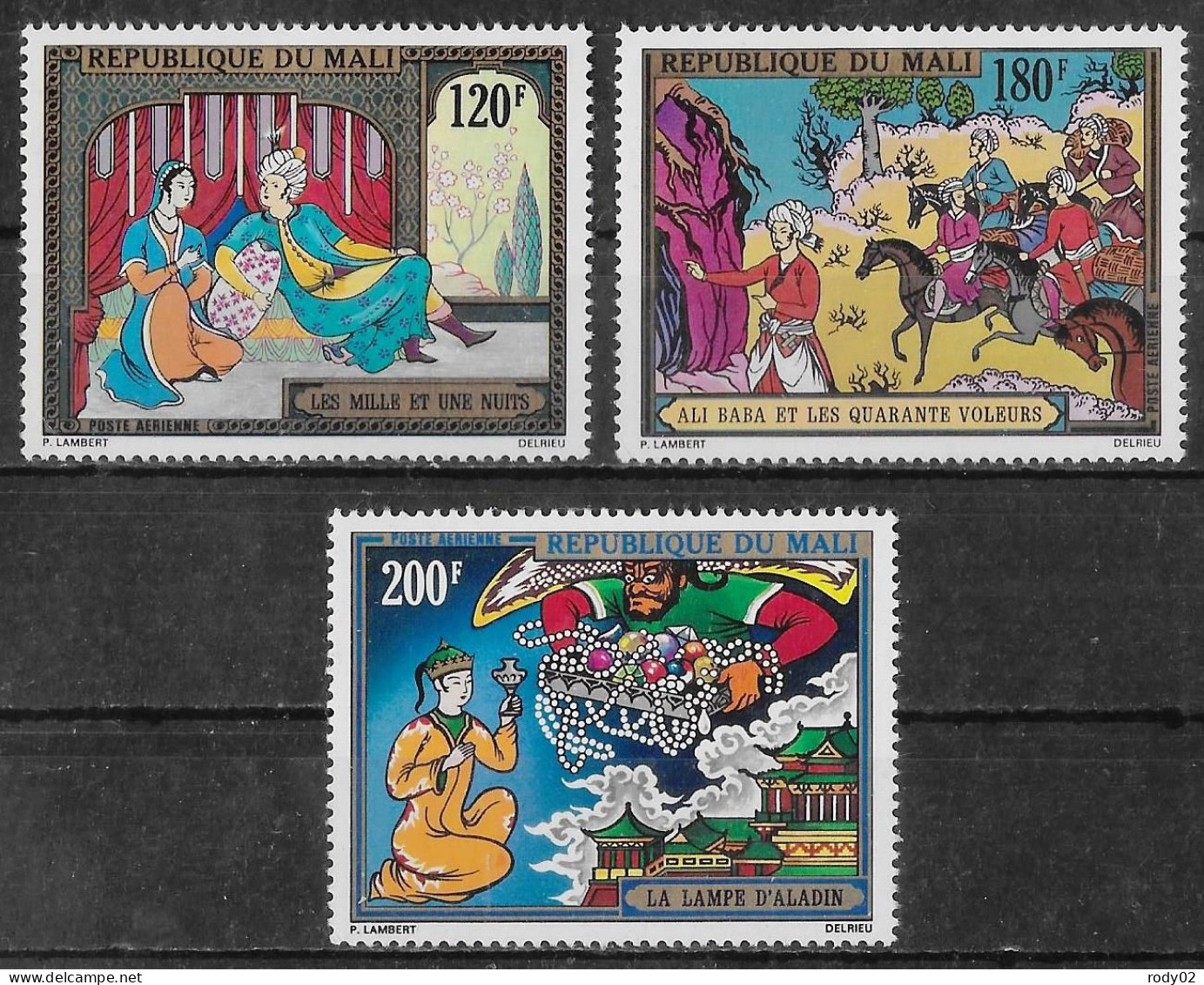 MALI - CONTES DES MILLE ET UNE NUITS - PA 119 A 121 - NEUF** MNH - Fairy Tales, Popular Stories & Legends