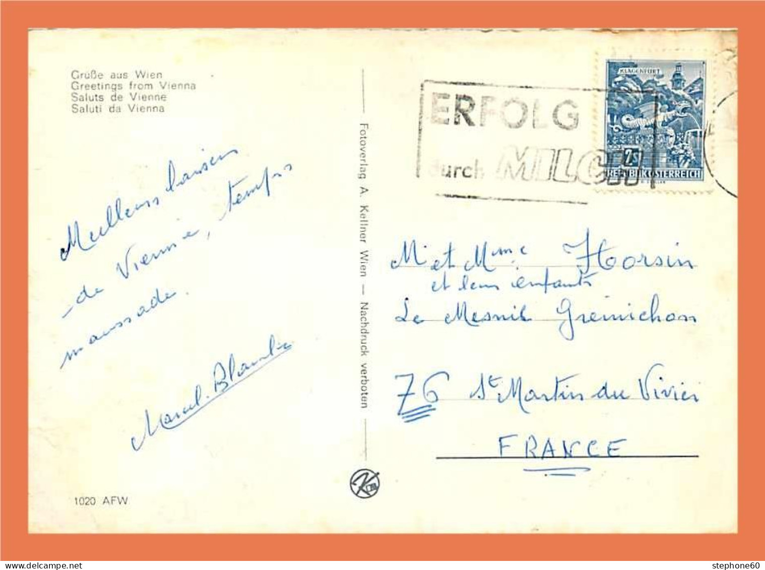 A228 / 421 WIEN Saluts De Vienne - Multivues - Unclassified