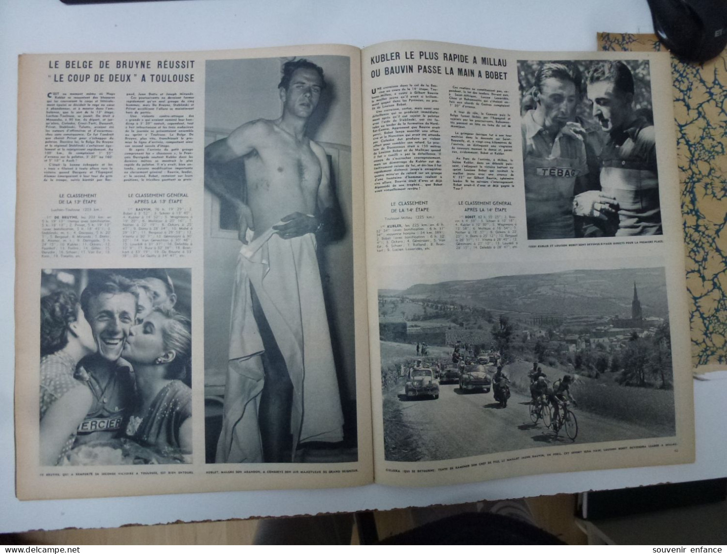 But Et Club Le Miroir Des Sports 1954 Tour De France Revivre Le Bobet Kubler - Sport