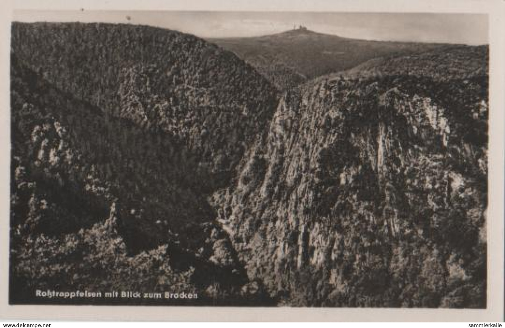 13683 - Bodetal Bei Thale - Rosstrappfelsen - Ca. 1955 - Thale