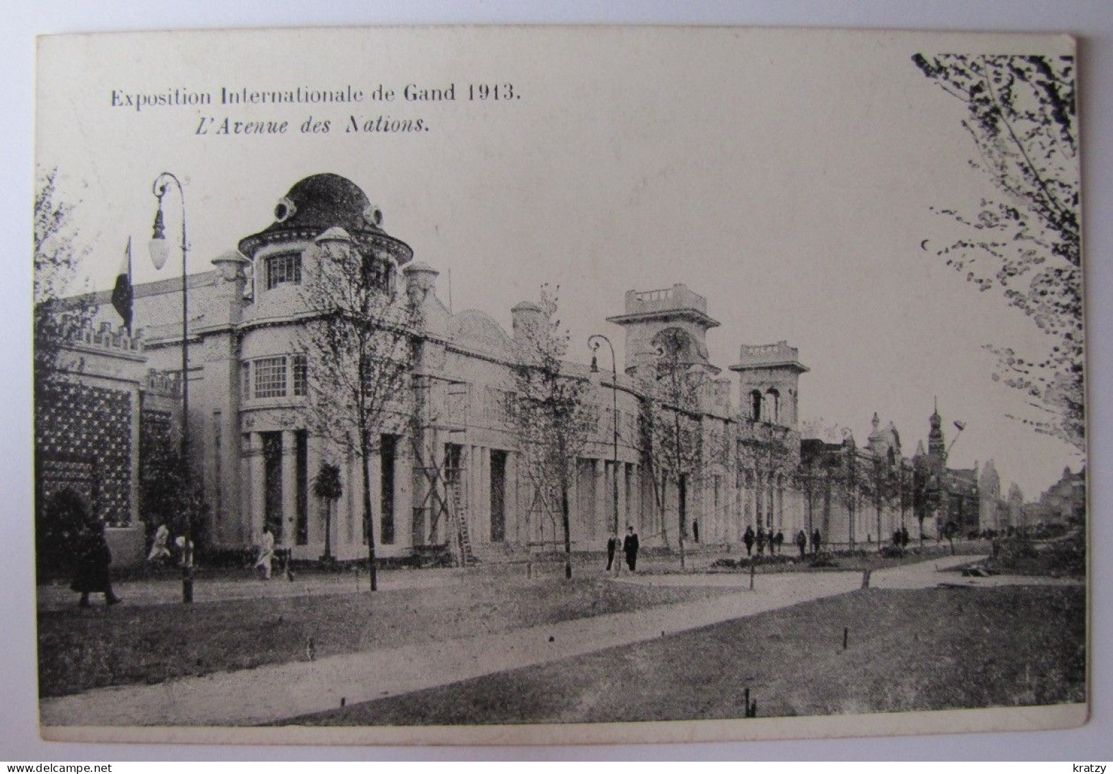 BELGIQUE - FLANDRE ORIENTALE - GENT (GAND) - Exposition Universelle De 1913 - L'Avenue Des Nations - Gent