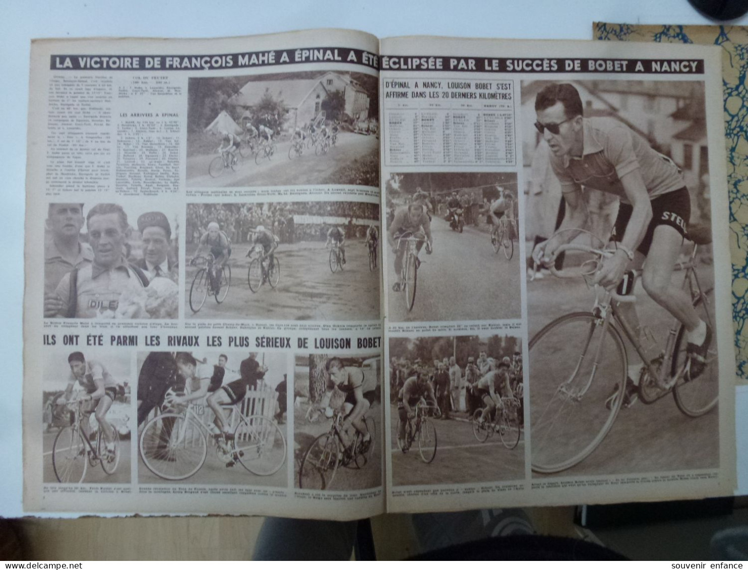 But Et Club Le Miroir Des Sports 1954 Août Louison Bobet Matelas Simmons Galibier Dotto Troyes Colombey Les Deux Eglises - Sport